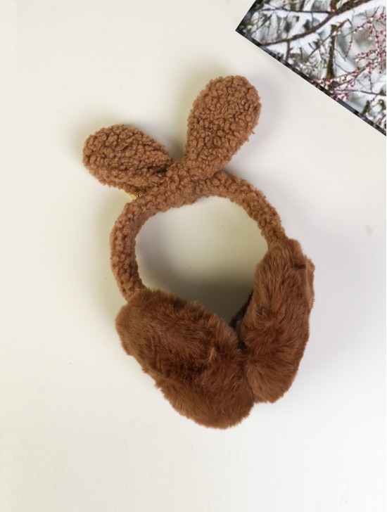 Bunny Ear Plush Earmuff